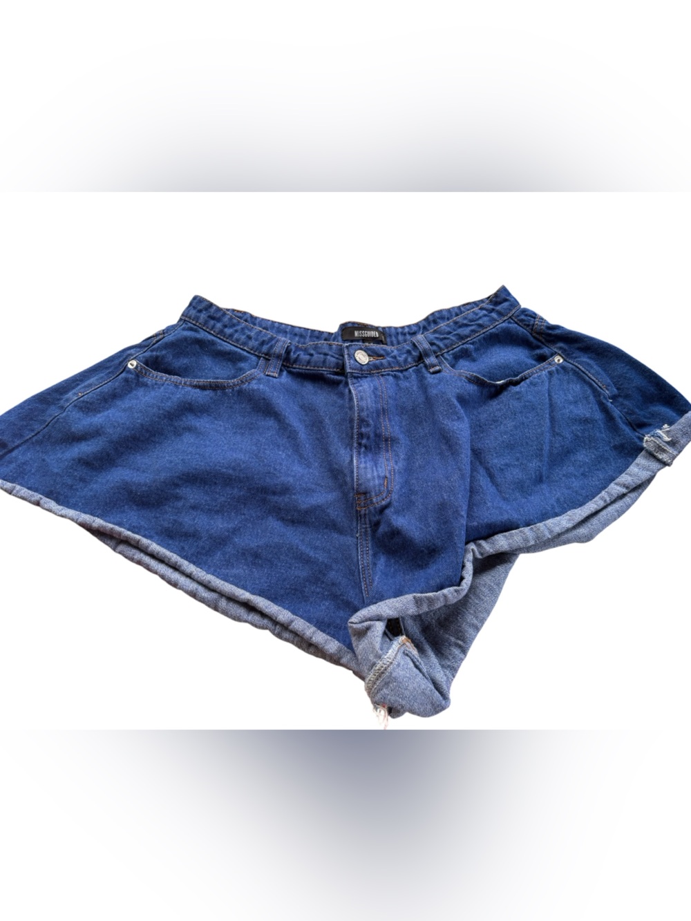 Missguided Jean short shorts
